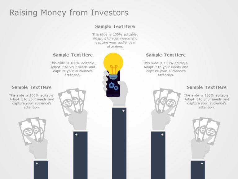 Raising Money PowerPoint Template & Google Slides Theme