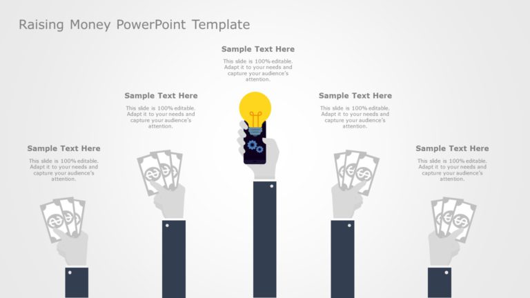 Raising Money PowerPoint Template & Google Slides Theme