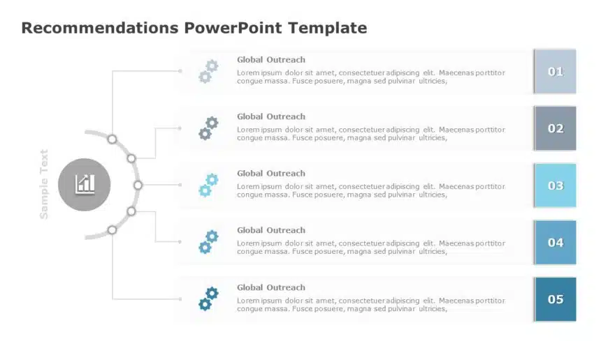 Recommendations 05 PowerPoint Template