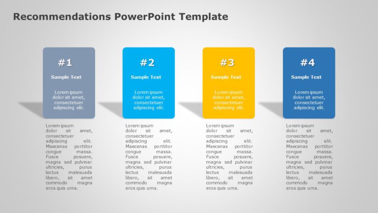 Recommendations 06 PowerPoint Template & Google Slides Theme
