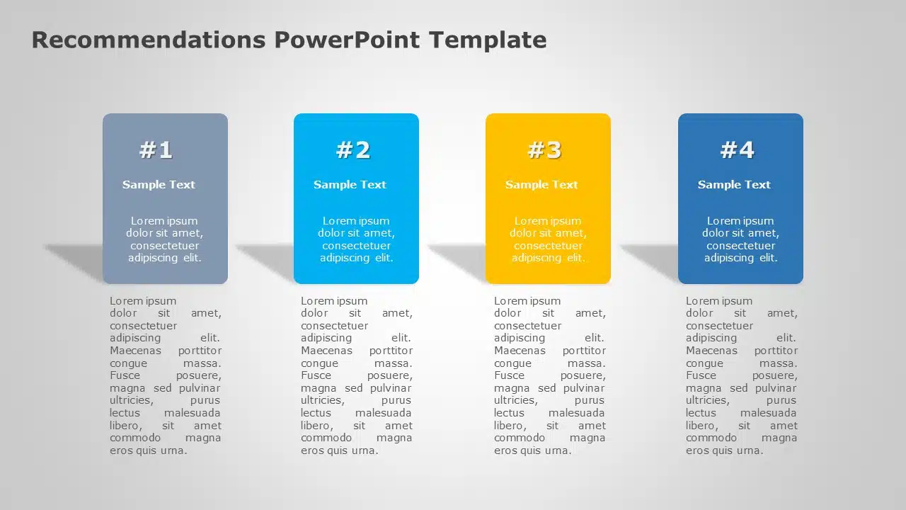 Recommendations 06 PowerPoint Template & Google Slides Theme