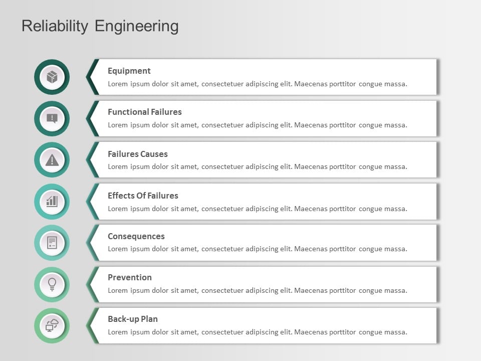 Reliability & Quality Engineering PowerPoint Template