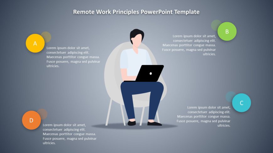 Remote Work Principles PowerPoint Template