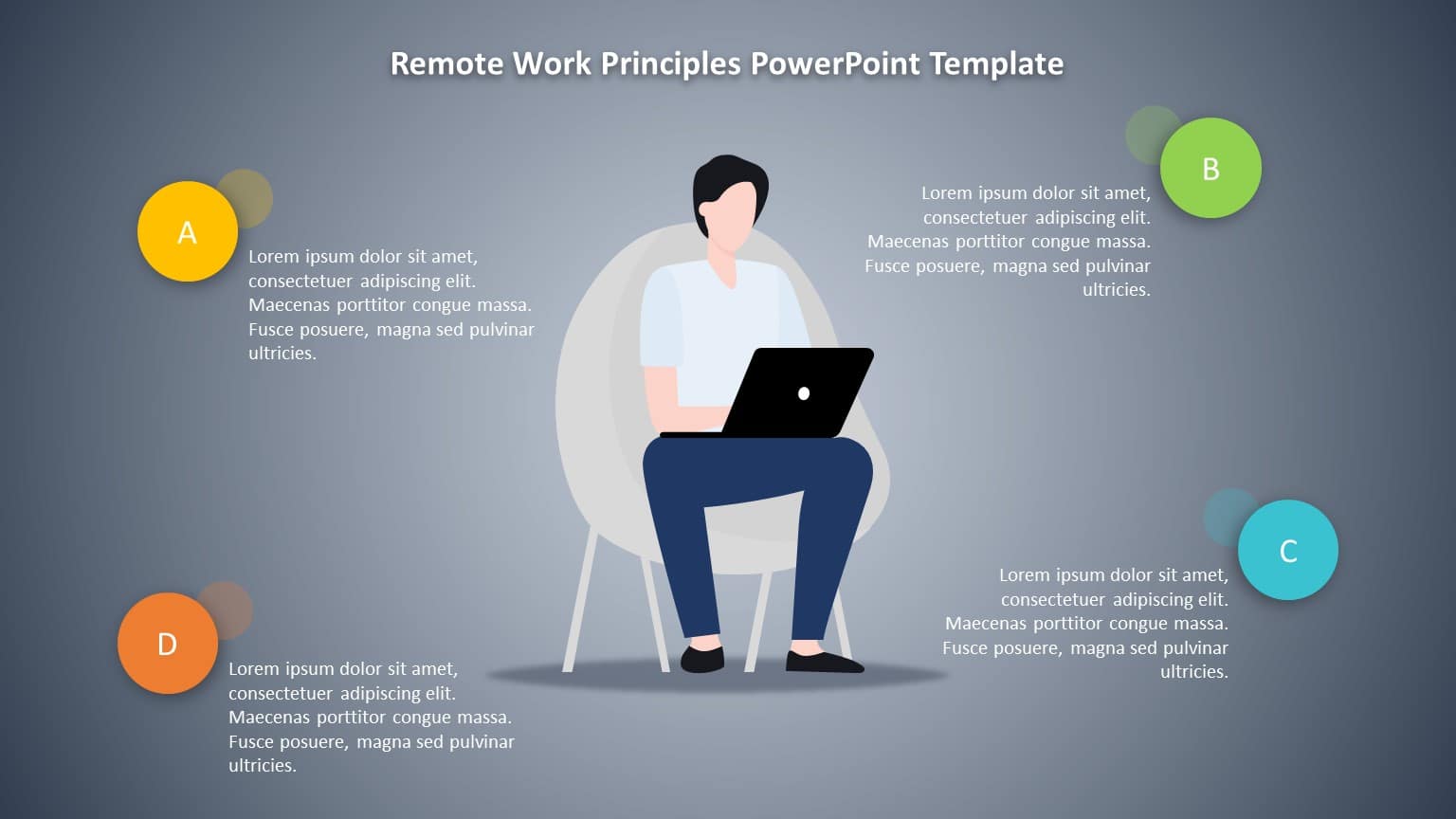 Remote Work Principles PowerPoint Template & Google Slides Theme