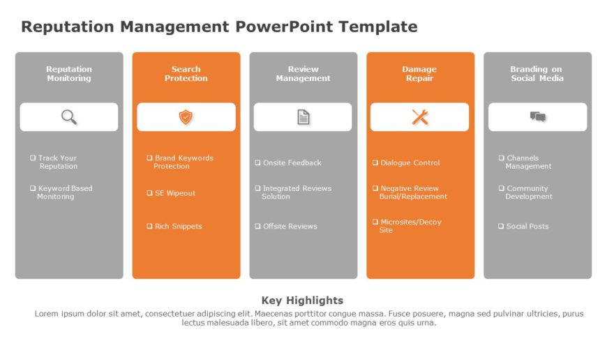 Reputation Management 01 PowerPoint Template