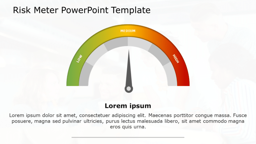 Risk Meter 01 PowerPoint Template