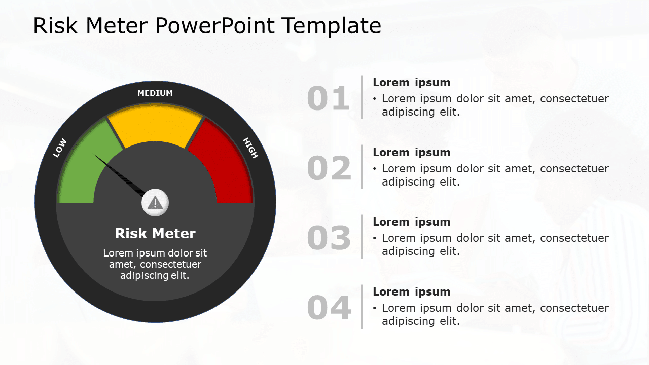 Risk Meter 02 PowerPoint Template & Google Slides Theme