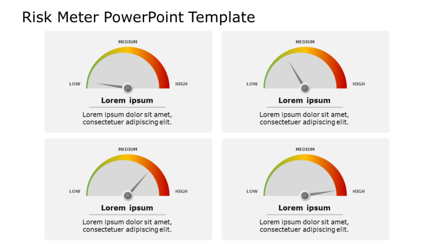 Risk Meter 06 PowerPoint Template