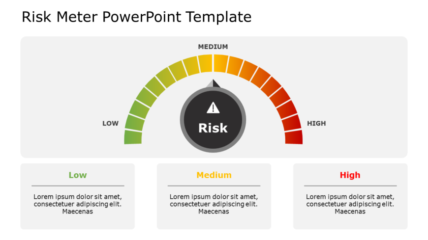 Risk Meter 07 PowerPoint Template