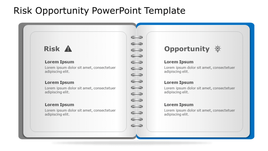 Risk Opportunity 63 PowerPoint Template