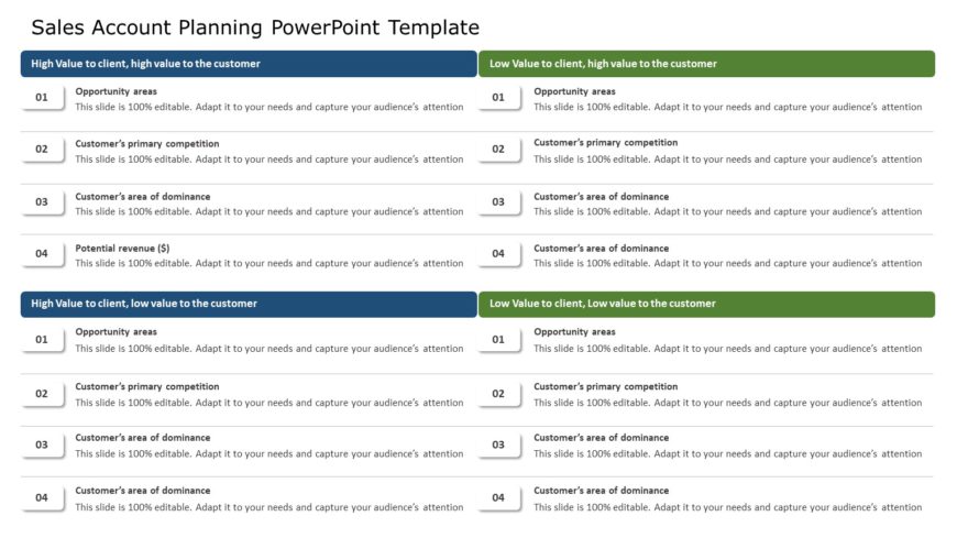 Sales Account Planning 05 PowerPoint Template