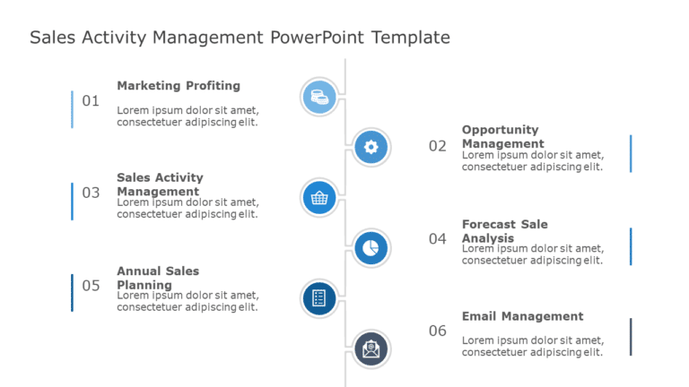 Sales Activity Management 01 PowerPoint Template & Google Slides Theme