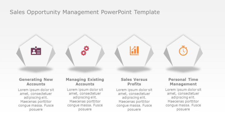 Sales Opportunity Management PowerPoint Template & Google Slides Theme