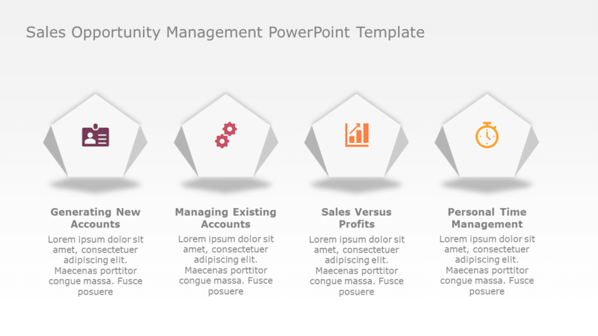 Sales Opportunity Management PowerPoint Template