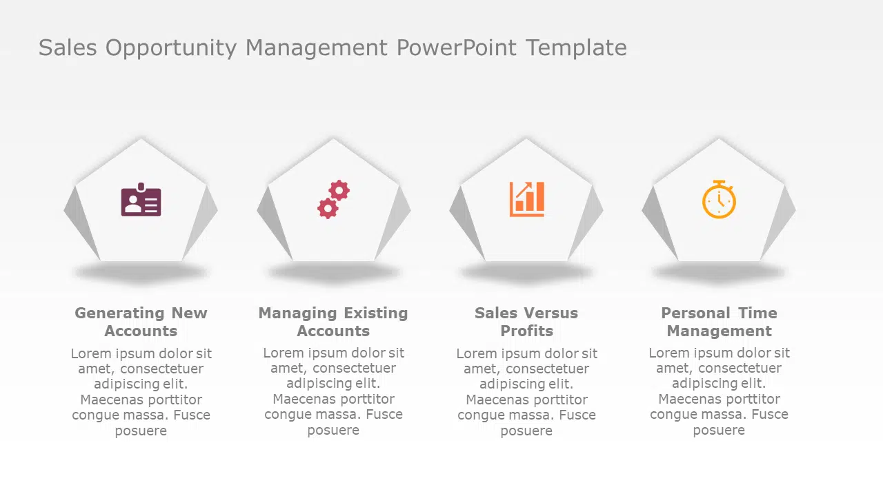 Sales Opportunity Management PowerPoint Template & Google Slides Theme