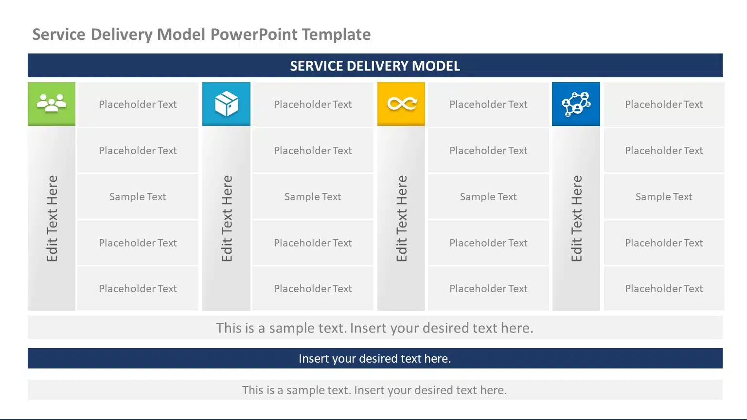 Service Delivery Model 02 PowerPoint Template & Google Slides Theme