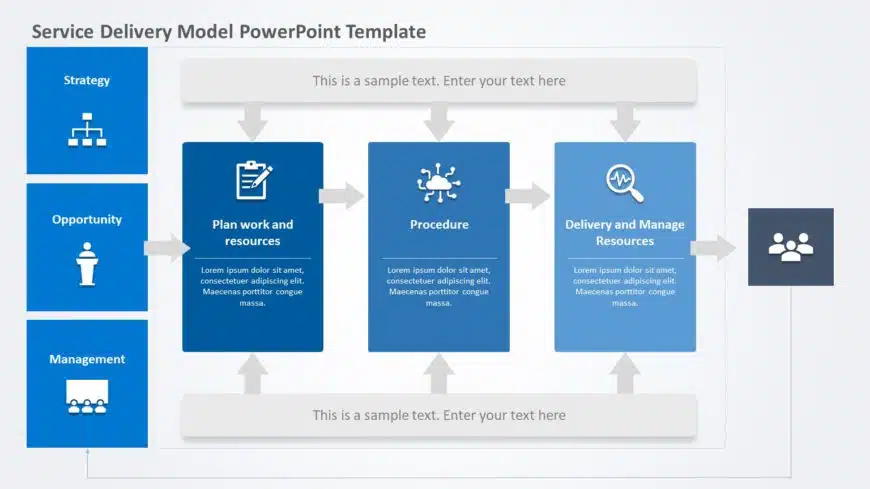 Service Delivery Model 04 PowerPoint Template