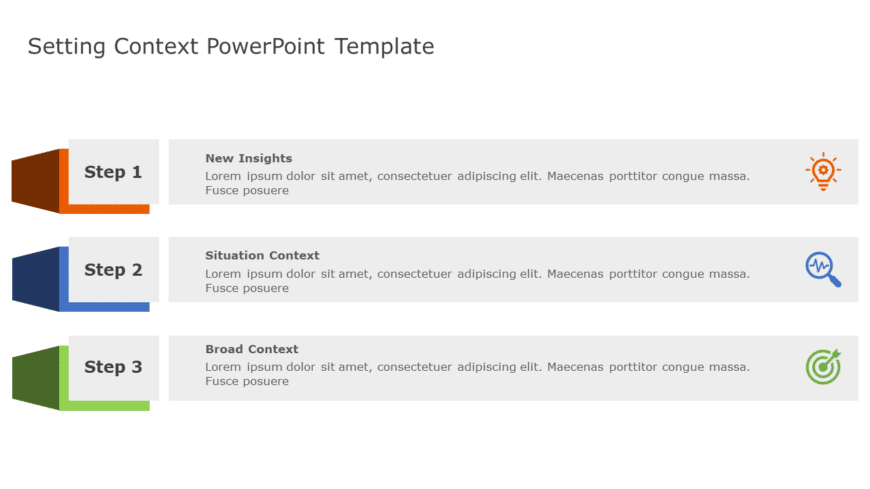 Setting Context PowerPoint Template