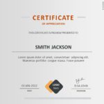 Simple Certificate of Achievement PowerPoint Template & Google Slides Theme
