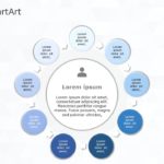 SmartArt Cycle Basic Cycle 9 Steps & Google Slides Theme