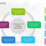 SmartArt Cycle Continuous Cycle 5 Steps & Google Slides Theme