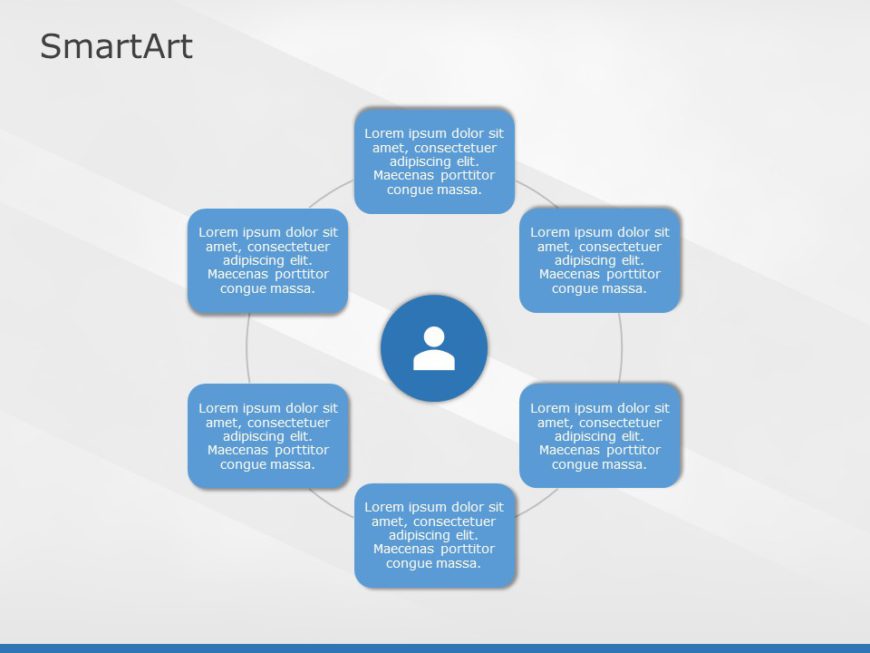 SmartArt Cycle Non Directional Cycle 6 Steps