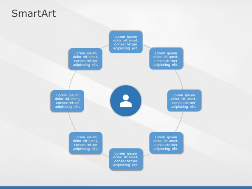 SmartArt Cycle Non Directional Cycle 8 Steps