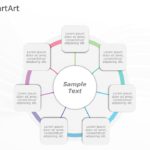 SmartArt Cycle Radial Cycle 7 Steps & Google Slides Theme