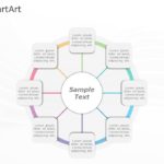 SmartArt Cycle Radial Cycle 8 Steps & Google Slides Theme