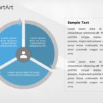SmartArt Cycle Segmented Cycle 3 Steps & Google Slides Theme