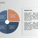 SmartArt Cycle Segmented Pie 4 Steps & Google Slides Theme