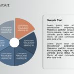 SmartArt Cycle Segmented Pie 6 Steps & Google Slides Theme