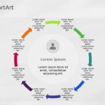 SmartArt Cycle Text Cycle 8 Steps & Google Slides Theme