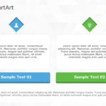 SmartArt List Architecture Layout 2 Steps & Google Slides Theme