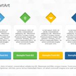 SmartArt List Architecture Layout 4 Steps & Google Slides Theme