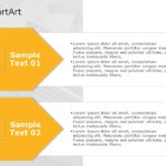 SmartArt List Arrows 2 Steps Template & Google Slides Theme