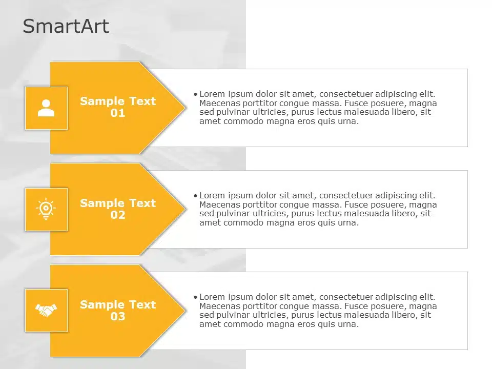 SmartArt List Vertical Bracket Steps PowerPoint Template, 51% OFF