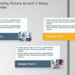 SmartArt List Bending Picture Accent 3 Steps PowerPoint Template & Google Slides Theme