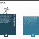 SmartArt List Box 2 Steps & Google Slides Theme