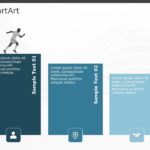 SmartArt List Box 3 Steps & Google Slides Theme