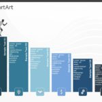 SmartArt List Box 6 Steps & Google Slides Theme