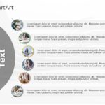 SmartArt List Curved 6 Steps & Google Slides Theme