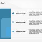 SmartArt List Nested Segment 3 Steps & Google Slides Theme