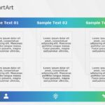 SmartArt List Nested Steps 3 Steps & Google Slides Theme