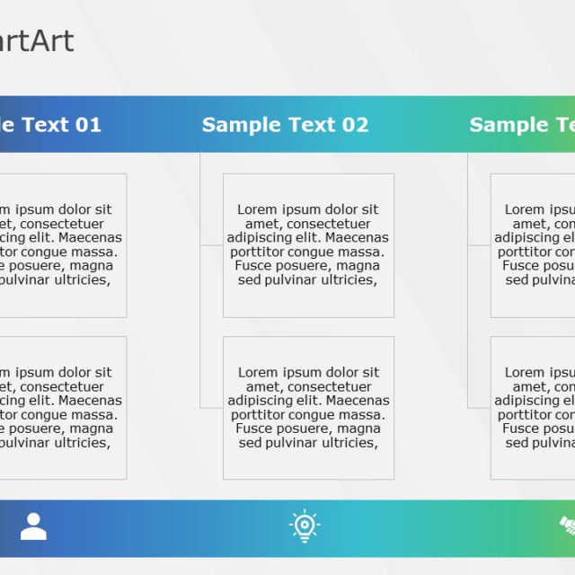 SmartArt List Nested Steps 6 Steps