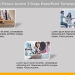 SmartArt List Picture Accent 3 Steps PowerPoint Template & Google Slides Theme