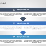 SmartArt List Segment 3 Steps & Google Slides Theme