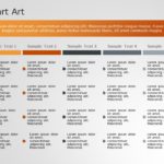SmartArt List Squared Accent 5 Steps PowerPoint Template & Google Slides Theme
