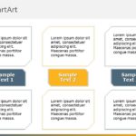 SmartArt List Stacked list 3 Steps & Google Slides Theme