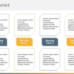 SmartArt List Stacked list 4 Steps & Google Slides Theme
